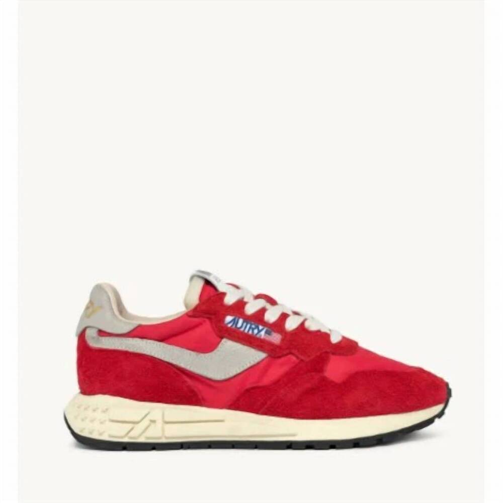 NEW AUTRY women's reelwind low sneakers in red